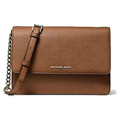 michael kors daniela large saffiano leather crossbody bag 32s0gddc3l|daniela leather crossbody bag.